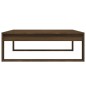 vidaXL Mesa de centro madera contrachapada roble marrón 100x100x35 cm vidaXL Mesa de centro madera contrachapada roble marrón 100x100x35 cm