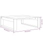 vidaXL Mesa de centro madera contrachapada roble marrón 100x100x35 cm vidaXL Mesa de centro madera contrachapada roble marrón 100x100x35 cm