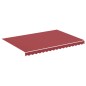 vidaXL Tela de repuesto para toldo rojo burdeos 3,5x2,5 m