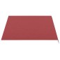 vidaXL Tela de repuesto para toldo rojo burdeos 3,5x2,5 m