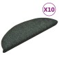 vidaXL Alfombrilla autoadhesiva de escalera 10 uds 56x17x3 cm verde vidaXL Alfombrilla autoadhesiva de escalera 10 uds 56x17x3 cm verde
