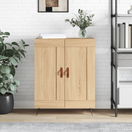 vidaXL Aparador de madera de ingeniería roble Sonoma 69,5x34x90 cm