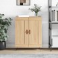 vidaXL Aparador de madera de ingeniería roble Sonoma 69,5x34x90 cm