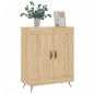 vidaXL Aparador de madera de ingeniería roble Sonoma 69,5x34x90 cm