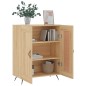 vidaXL Aparador de madera de ingeniería roble Sonoma 69,5x34x90 cm