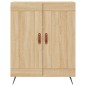 vidaXL Aparador de madera de ingeniería roble Sonoma 69,5x34x90 cm