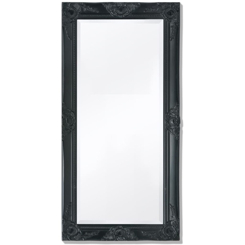 vidaXL Espejo de pared estilo barroco 100x50 cm negro vidaXL Espejo de pared estilo barroco 100x50 cm negro