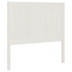 vidaXL Cabecero de cama madera maciza de pino blanco 95,5x4x100 cm