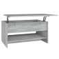 vidaXL Mesa de centro madera contrachapada gris Sonoma 80x50x40 cm vidaXL Mesa de centro madera contrachapada gris Sonoma 80x50x40 cm