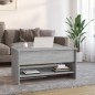 vidaXL Mesa de centro madera contrachapada gris Sonoma 80x50x40 cm vidaXL Mesa de centro madera contrachapada gris Sonoma 80x50x40 cm