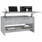 vidaXL Mesa de centro madera contrachapada gris Sonoma 80x50x40 cm vidaXL Mesa de centro madera contrachapada gris Sonoma 80x50x40 cm