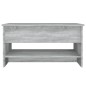 vidaXL Mesa de centro madera contrachapada gris Sonoma 80x50x40 cm vidaXL Mesa de centro madera contrachapada gris Sonoma 80x50x40 cm