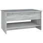 vidaXL Mesa de centro madera contrachapada gris Sonoma 80x50x40 cm vidaXL Mesa de centro madera contrachapada gris Sonoma 80x50x40 cm