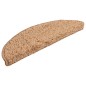 vidaXL Alfombras de peldaños de escalera 15 uds beige 56x17x3 cm vidaXL Alfombras de peldaños de escalera 15 uds beige 56x17x3 cm