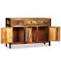 vidaXL Aparador de madera reciclada maciza 120x35x76 cm vidaXL Aparador de madera reciclada maciza 120x35x76 cm