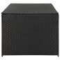 vidaXL Caja de almacenaje de jardín ratán sintético negro 180x90x70 cm vidaXL Caja de almacenaje de jardín ratán sintético negro 180x90x70 cm