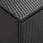 vidaXL Caja de almacenaje de jardín ratán sintético negro 180x90x70 cm vidaXL Caja de almacenaje de jardín ratán sintético negro 180x90x70 cm