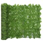 vidaXL Toldo para balcón con hojas verde 600x100 cm vidaXL Toldo para balcón con hojas verde 600x100 cm