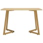 vidaXL Mesa de comedor MDF y hierro marrón claro 120x60x74 cm vidaXL Mesa de comedor MDF y hierro marrón claro 120x60x74 cm