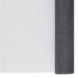 vidaXL Malla mosquitera de fibra de vidrio gris 112x2000 cm