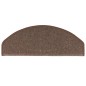 vidaXL Alfombrillas de escalera 10 unidades marrón café 65x24x4 cm vidaXL Alfombrillas de escalera 10 unidades marrón café 65x24x4 cm