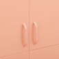 vidaXL Armario de acero rosa 90x50x180 cm vidaXL Armario de acero rosa 90x50x180 cm
