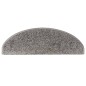 vidaXL Alfombrillas de escalera 10 unidades gris 65x25 cm vidaXL Alfombrillas de escalera 10 unidades gris 65x25 cm