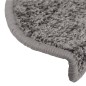 vidaXL Alfombrillas de escalera 10 unidades gris 65x25 cm vidaXL Alfombrillas de escalera 10 unidades gris 65x25 cm