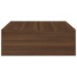 vidaXL Mesa de centro madera contrachapada marrón roble 100x100x35 cm vidaXL Mesa de centro madera contrachapada marrón roble 100x100x35 cm