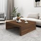 vidaXL Mesa de centro madera contrachapada marrón roble 100x100x35 cm vidaXL Mesa de centro madera contrachapada marrón roble 100x100x35 cm