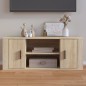 vidaXL Mueble para TV madera contrachapada color roble 100x35x40 cm vidaXL Mueble para TV madera contrachapada color roble 100x35x40 cm