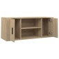 vidaXL Mueble para TV madera contrachapada color roble 100x35x40 cm vidaXL Mueble para TV madera contrachapada color roble 100x35x40 cm