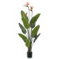 Emerald Planta artificial Strelitzia con maceta y flores 120 cm Emerald Planta artificial Strelitzia con maceta y flores 120 cm