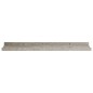 vidaXL Estantes de pared 2 unidades gris hormigón 60x9x3 cm vidaXL Estantes de pared 2 unidades gris hormigón 60x9x3 cm