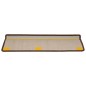 vidaXL Alfombrillas de escalera 10 unidades marrón 65x21x4 cm vidaXL Alfombrillas de escalera 10 unidades marrón 65x21x4 cm