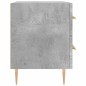 vidaXL Mesita de noche madera ingeniería gris hormigón 40x35x47,5 cm vidaXL Mesita de noche madera ingeniería gris hormigón 40x35x47,5 cm