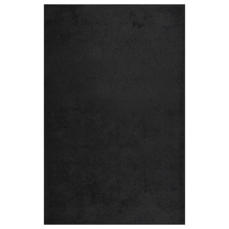vidaXL Alfombra de pelo largo negro 200x290 cm vidaXL Alfombra de pelo largo negro 200x290 cm
