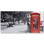 vidaXL Mesa de centro superficie de vidrio con foto de cabina inglesa vidaXL Mesa de centro superficie de vidrio con foto de cabina inglesa