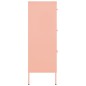 vidaXL Armario de almacenamiento acero rosa 80x35x101,5 cm vidaXL Armario de almacenamiento acero rosa 80x35x101,5 cm