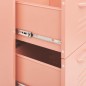 vidaXL Armario de almacenamiento acero rosa 80x35x101,5 cm vidaXL Armario de almacenamiento acero rosa 80x35x101,5 cm