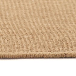 vidaXL Alfombra de yute con reverso de látex gris 180x250 cm