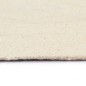 vidaXL Manteles individuales redondos 4 uds algodón natural liso 38 cm 