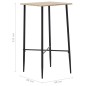 vidaXL Mesa alta de cocina MDF color roble 60x60x111 cm vidaXL Mesa alta de cocina MDF color roble 60x60x111 cm