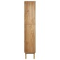 vidaXL Estantería con 2 cajones OTTA madera maciza pino marrón y gris vidaXL Estantería con 2 cajones OTTA madera maciza pino marrón y gris