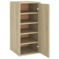 vidaXL Mueble zapatero madera ingeniería roble Sonoma 32x35x70 cm vidaXL Mueble zapatero madera ingeniería roble Sonoma 32x35x70 cm