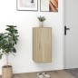 vidaXL Mueble zapatero madera ingeniería roble Sonoma 32x35x70 cm vidaXL Mueble zapatero madera ingeniería roble Sonoma 32x35x70 cm