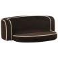 vidaXL Sofá plegable para perros cojín lavable felpa marrón 73x67x26cm vidaXL Sofá plegable para perros cojín lavable felpa marrón 73x67x26cm