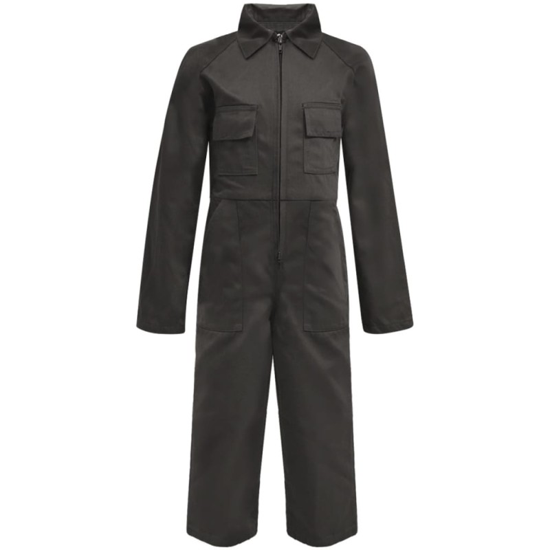 vidaXL Mono para niño talla 110/116 gris vidaXL Mono para niño talla 110/116 gris