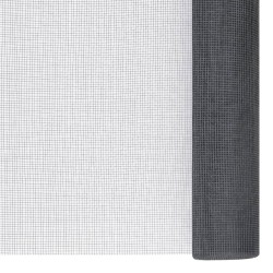 vidaXL Malla mosquitera de fibra de vidrio gris 80x1000 cm