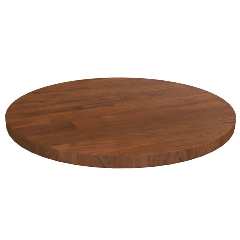 vidaXL Tablero de mesa redonda madera de roble marrón oscuro Ø30x1,5cm vidaXL Tablero de mesa redonda madera de roble marrón oscuro Ø30x1,5cm